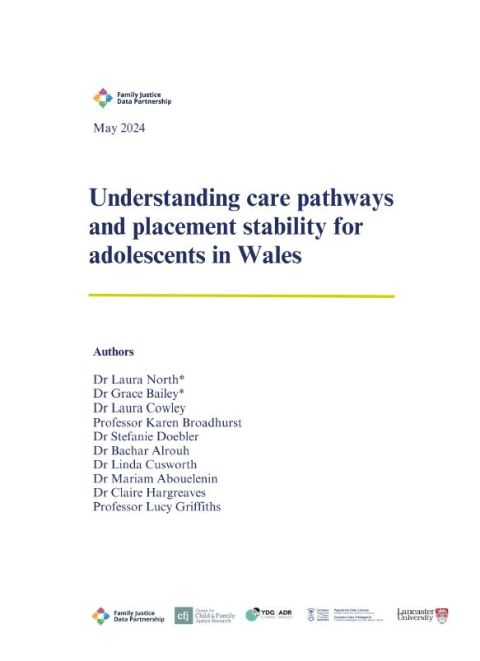 Understanding care pathways and placement stability for adolescents in Wales
